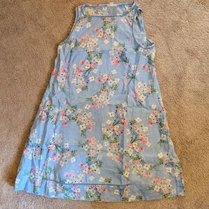 J. Jill XS Blue Floral Dress